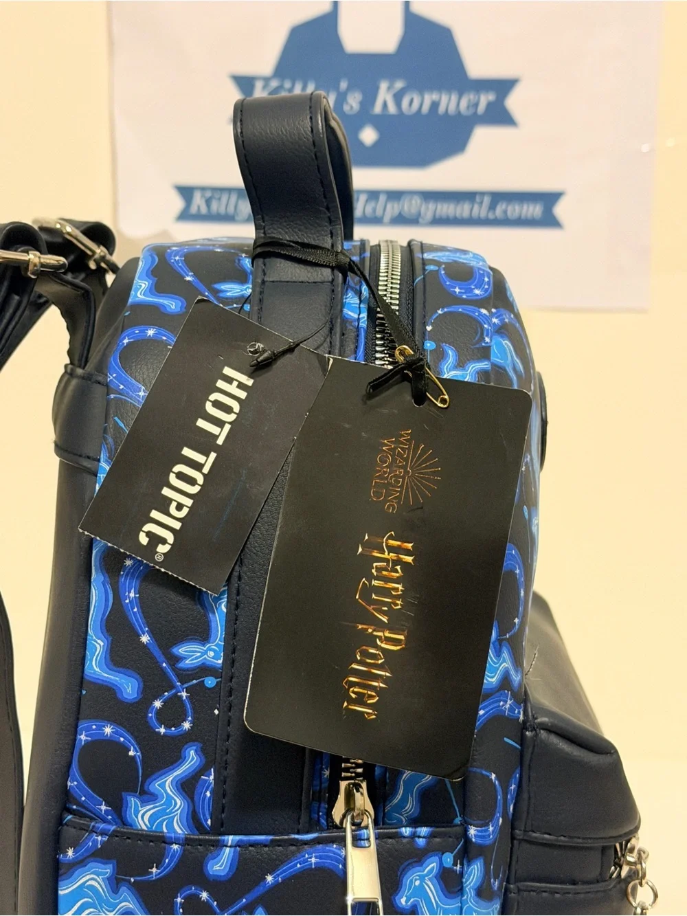 NWT Harry Potter Expecto Patronum Backpack Hogwarts School Bag